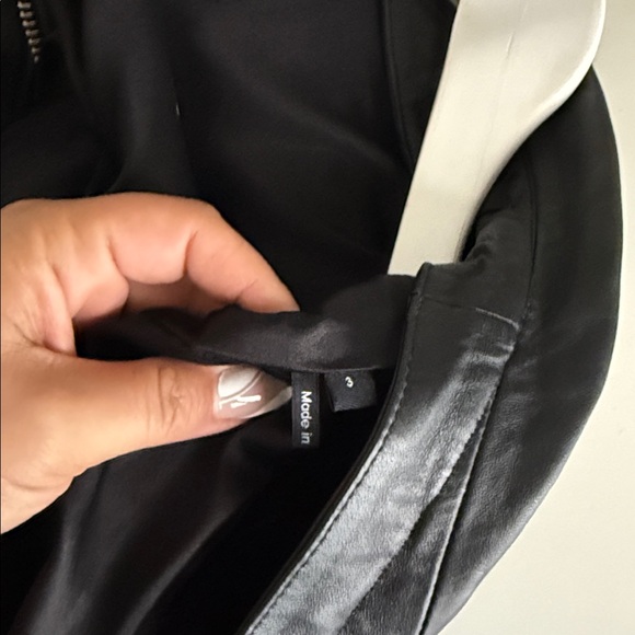 THE KOOPLES Black Biker Collar Kimono Jacket - Picture 12 of 12